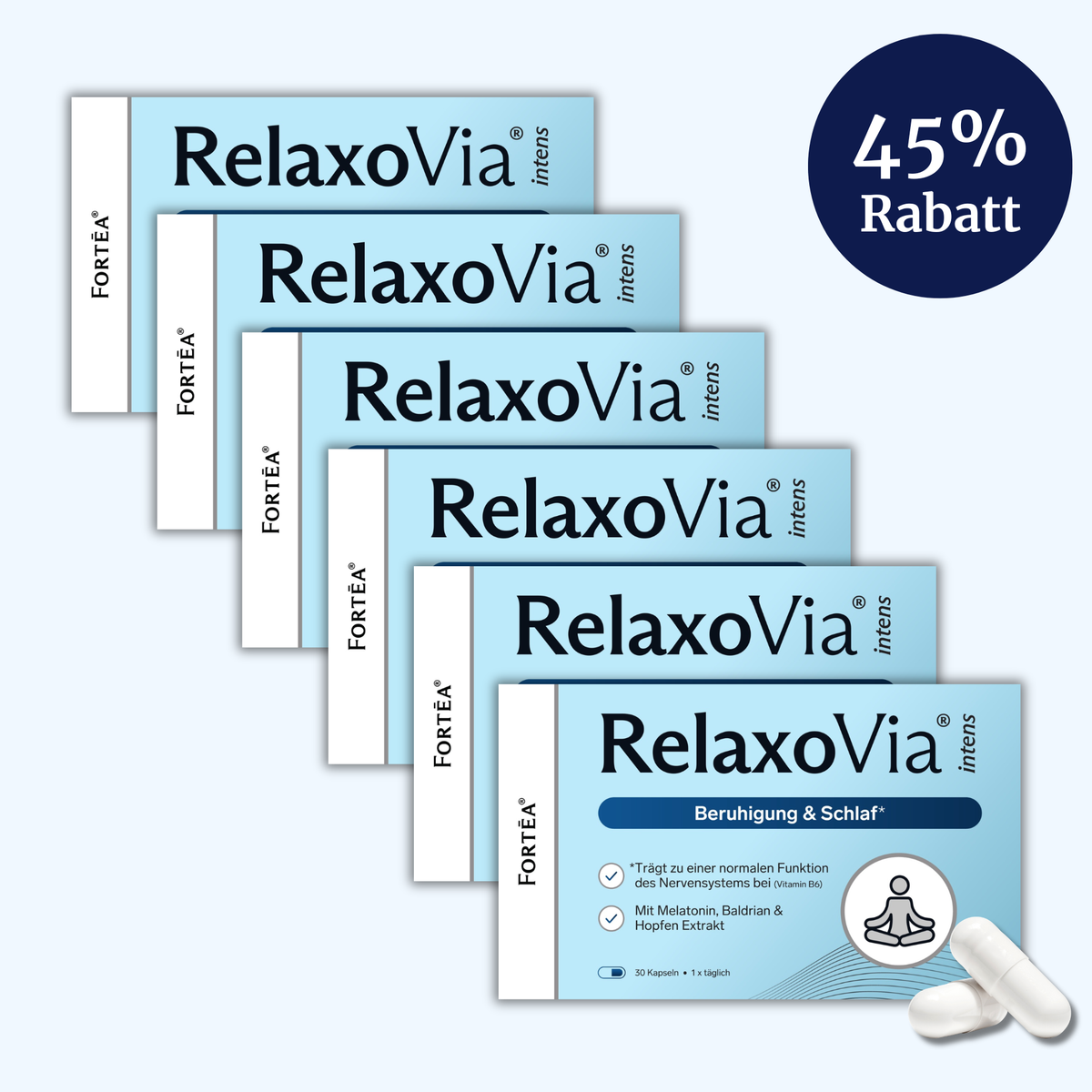 RelaxoVia® intens – Beruhigung & Schlaf