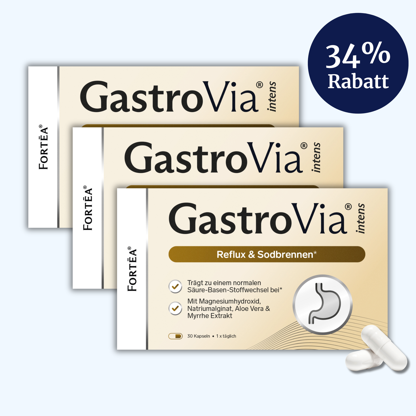GastroVia® intens – Reflux & Sodbrennen