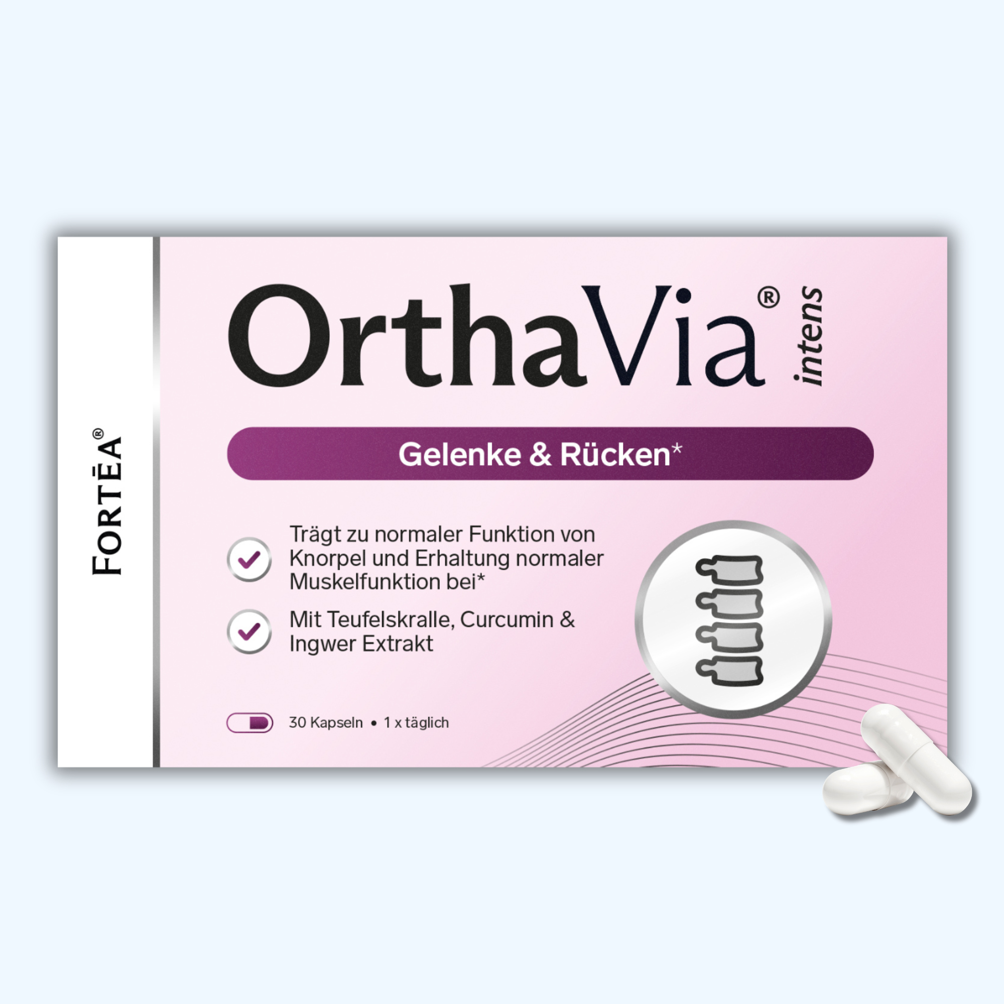 OrthaVia® intens – Gelenke & Rücken – FORTĒA®