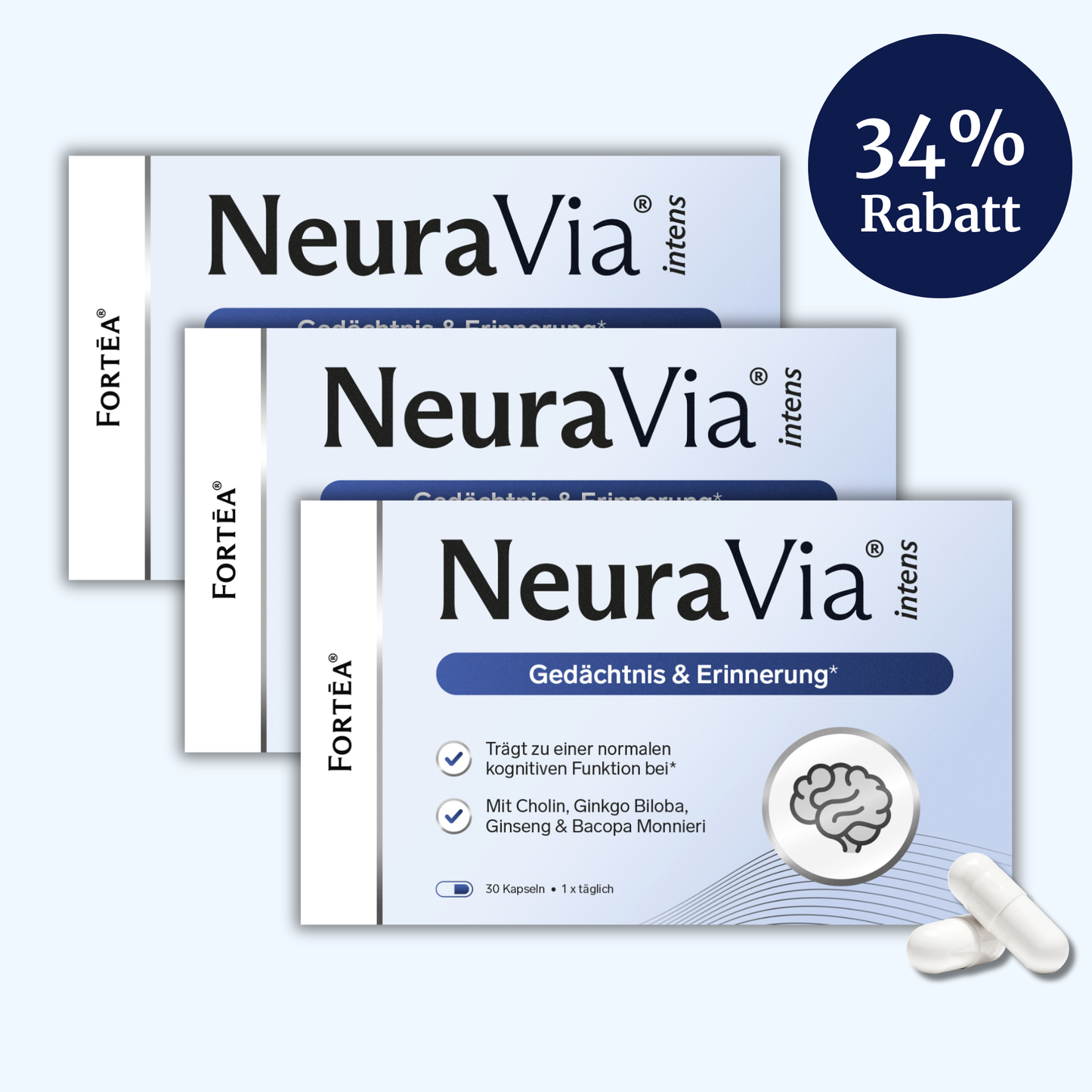 NeuraVia® intens – Gedächtnis & Erinnerung