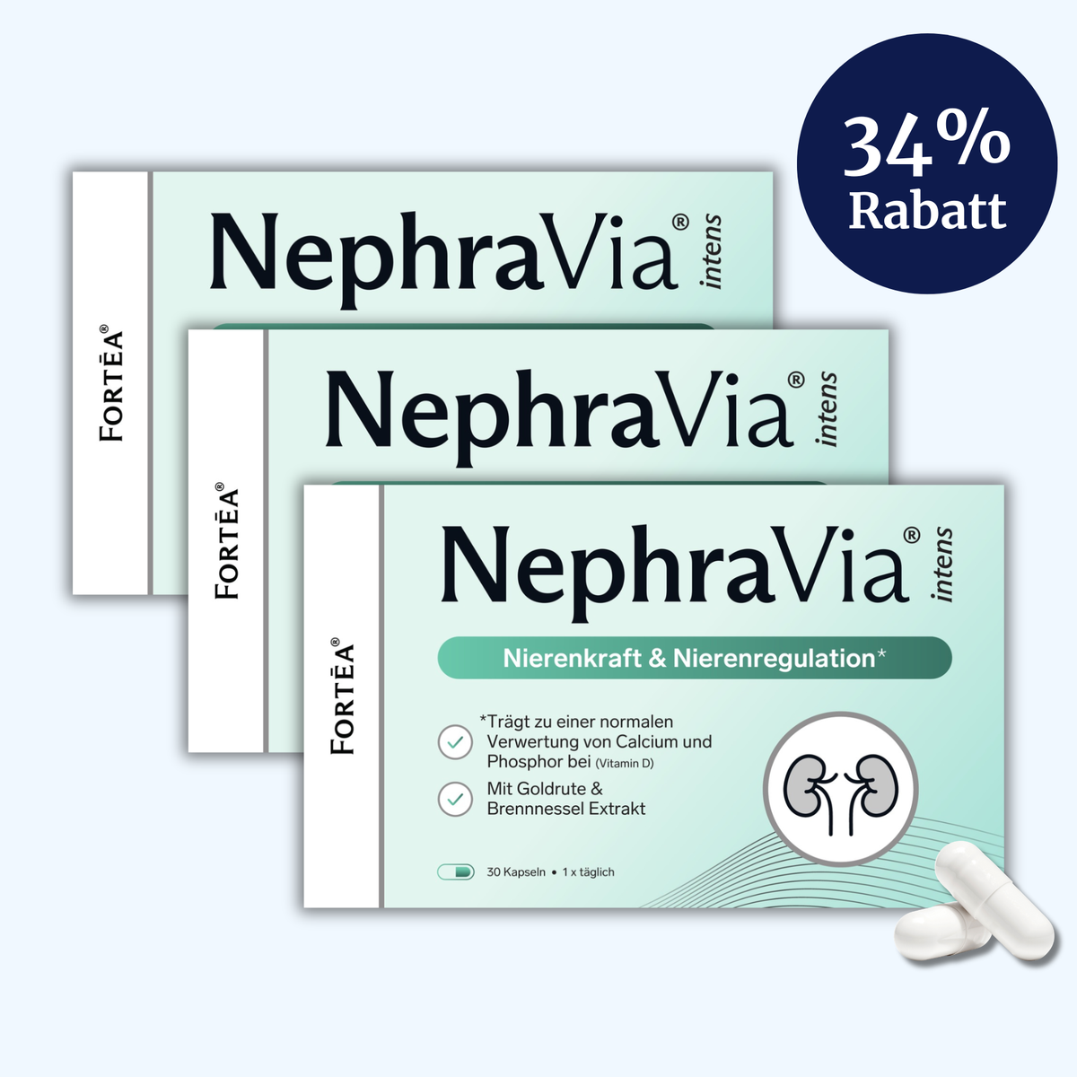 NephraVia® intens – Nierenkraft & Nierenregulation