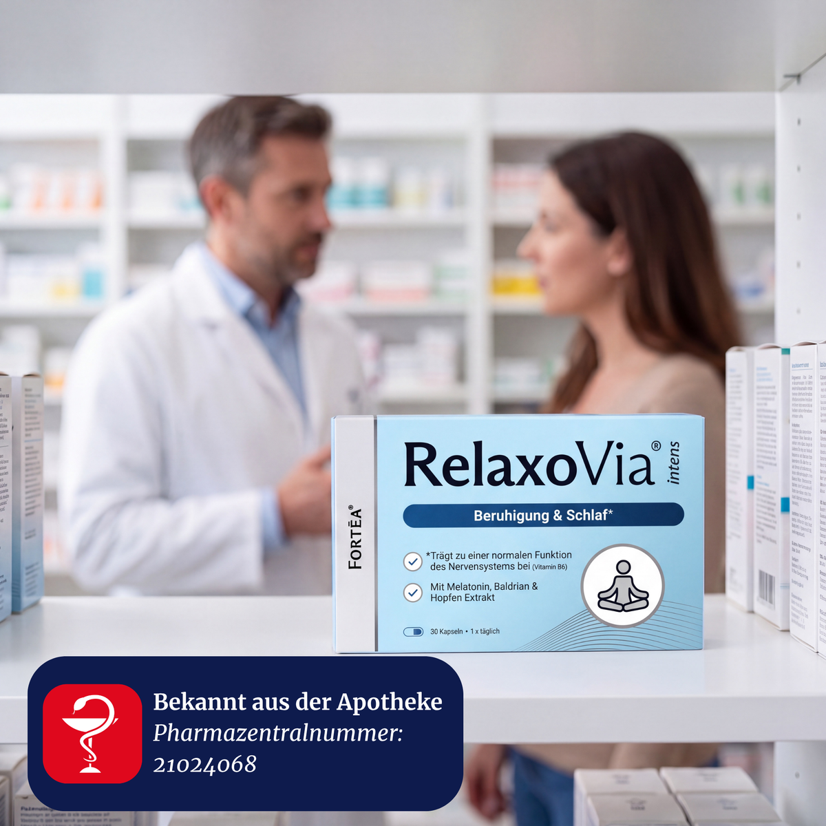 RelaxoVia® intens – Beruhigung & Schlaf